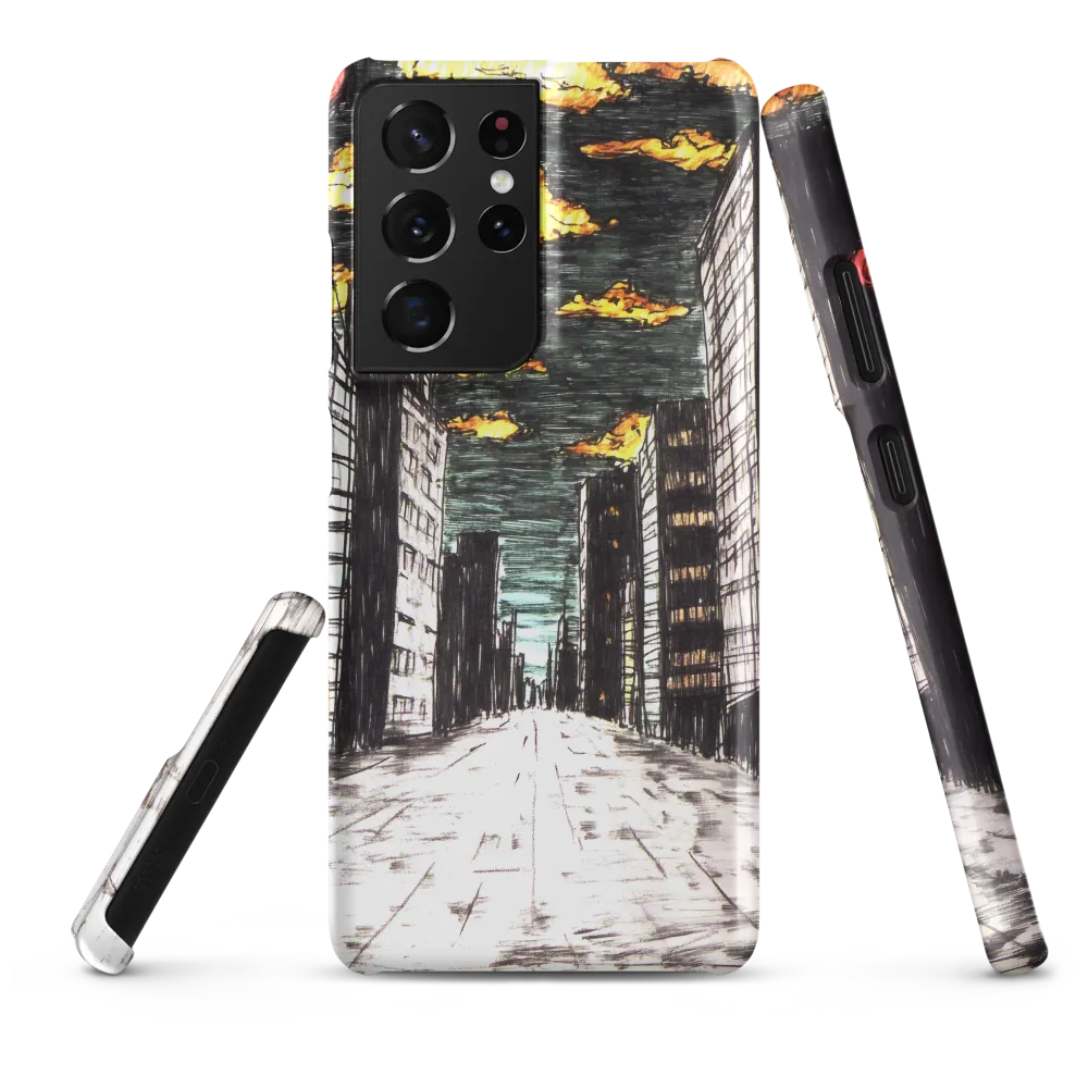 Eclipsed Cityscape | Phone Case |  S21 Ultra | Snap Case | Matte