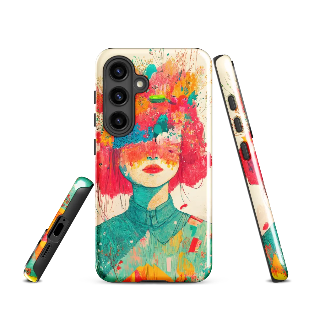 Whimsical Floral Portrait