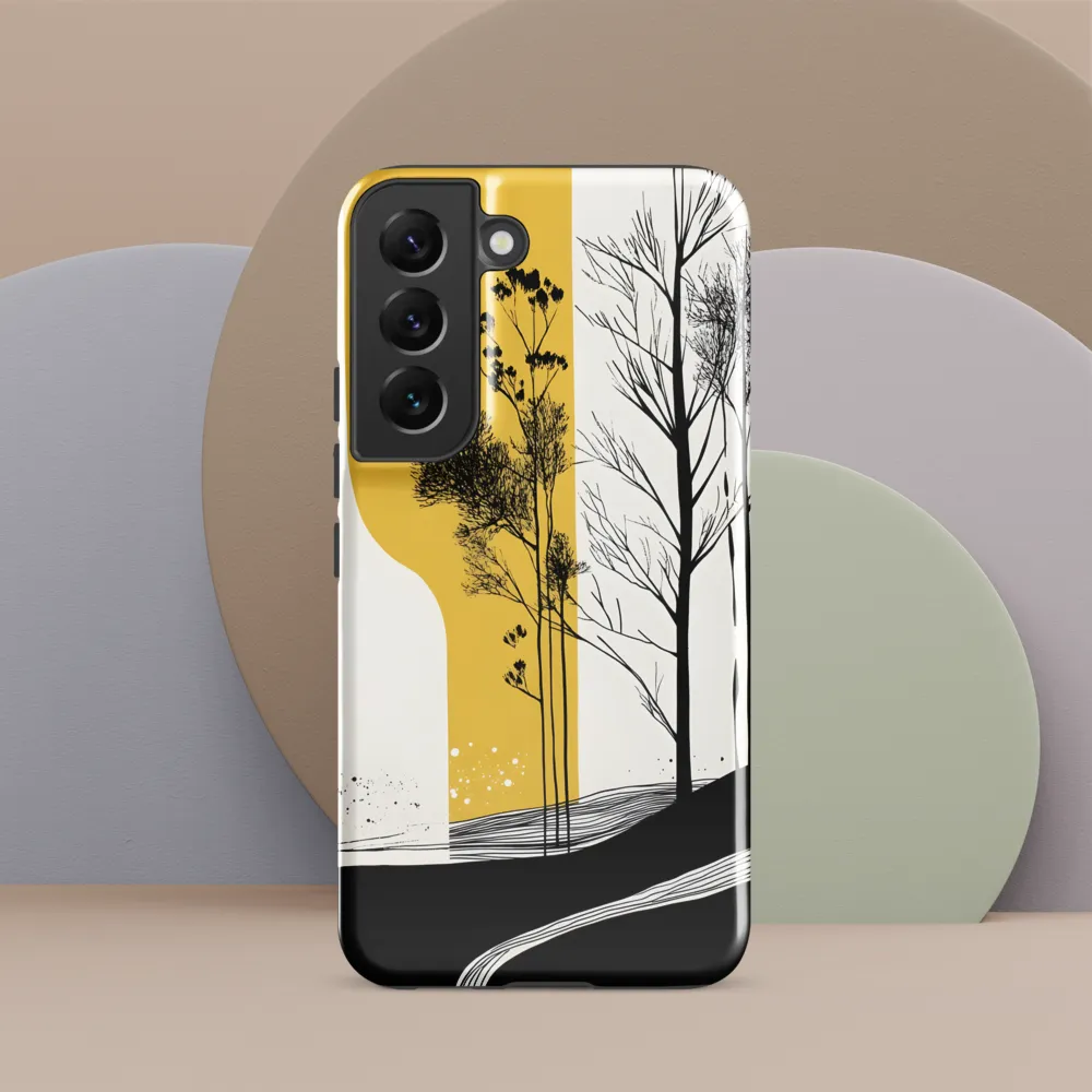 Whispers of Nature: An Abstract Landscape