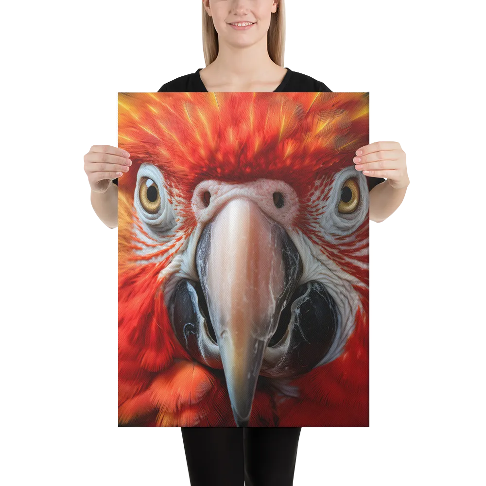 The Fiery Gaze of the Parrot
