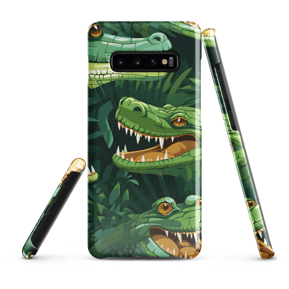 Fierce Crocodilian Medley | Phone Case |  S10 Plus | Snap Case | Glossy