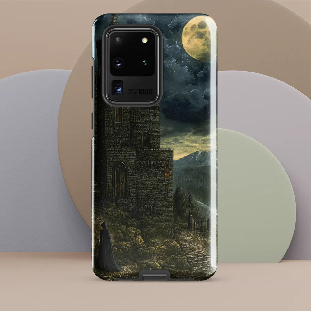 Whispers of the Moonlit Castle | Phone Case |  S20 Ultra | Tough Case | Glossy