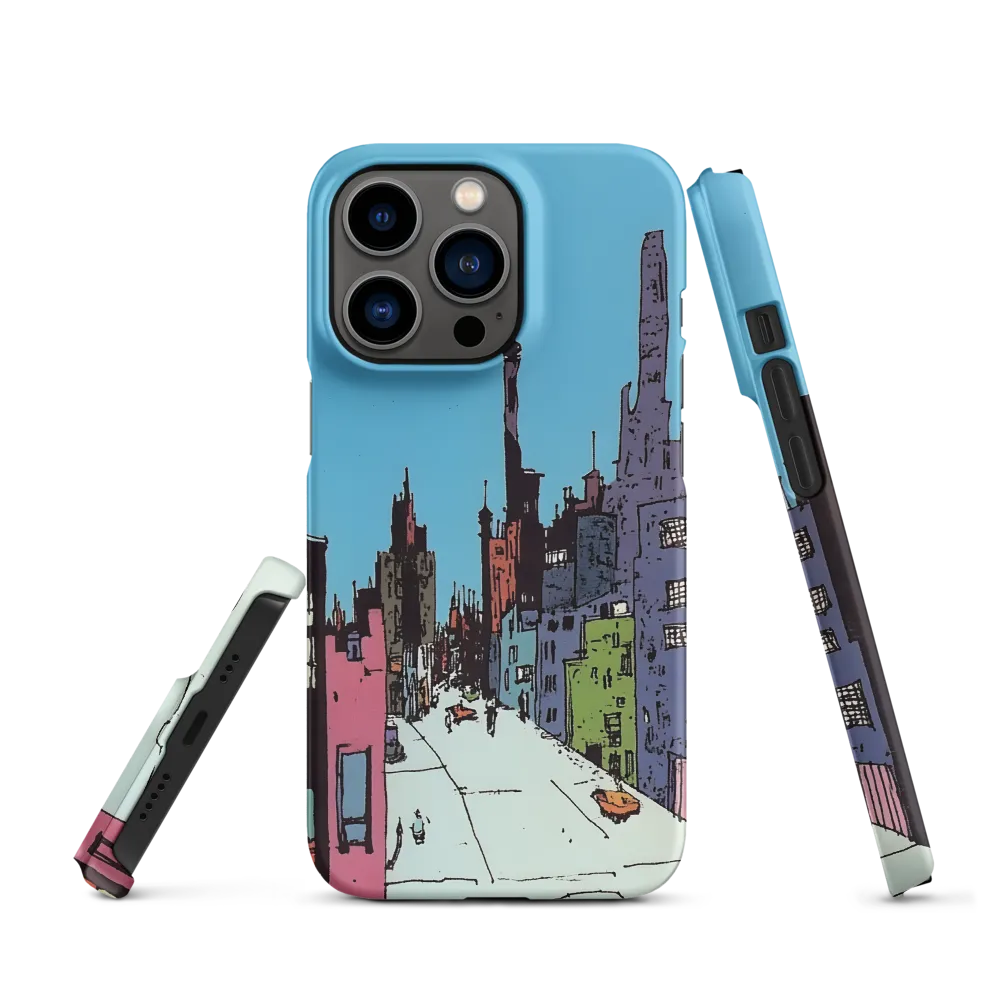 Vibrant Cityscape under the Moon