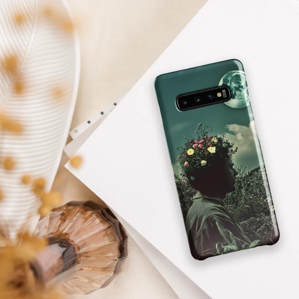 Moonlit Blossom | Phone Case |  S10 Plus | Snap Case | Glossy