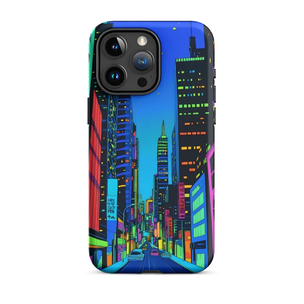 Neon Dreamscape: A Futuristic City at Dusk