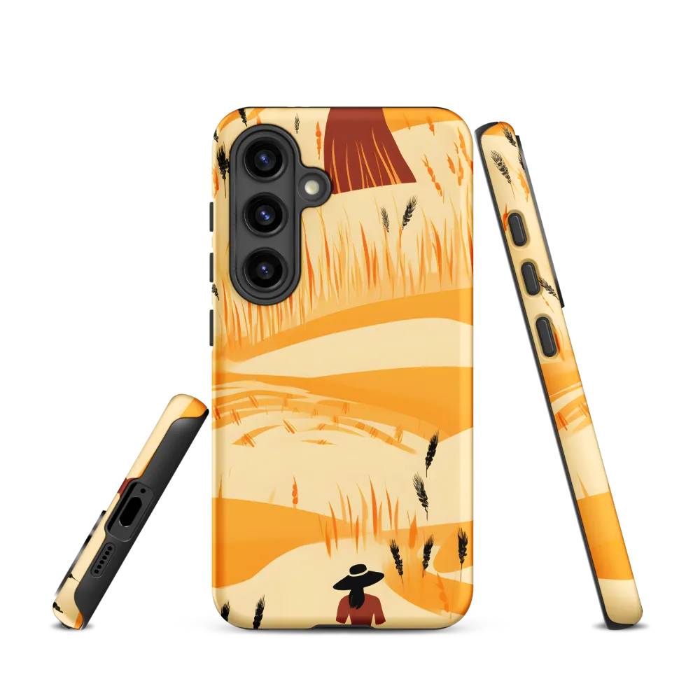 Embracing the Fields: A Floral Journey | Phone Case |  S24 | Tough Case | Matte