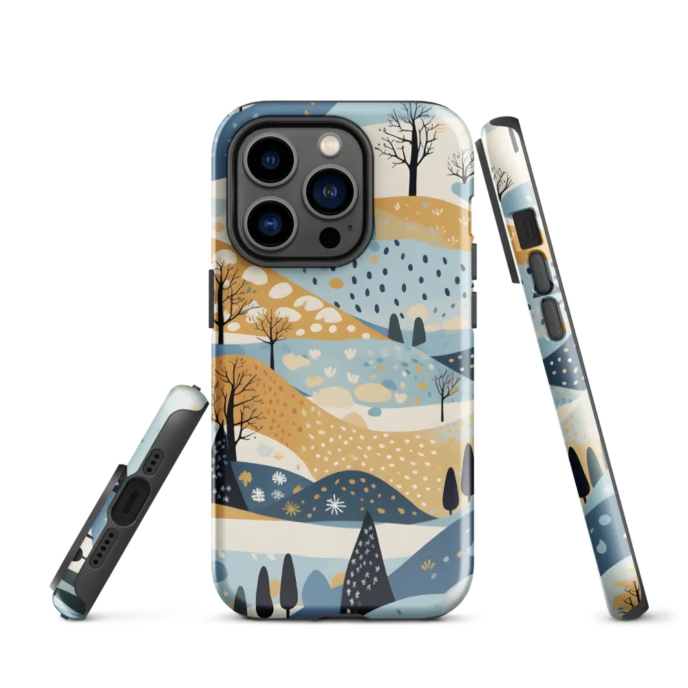 Whispers of a Playful Landscape | Phone Case |  14 Pro | Tough Case | Glossy