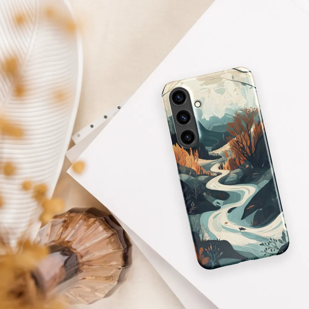 Winding Serenity: A Digital Landscape