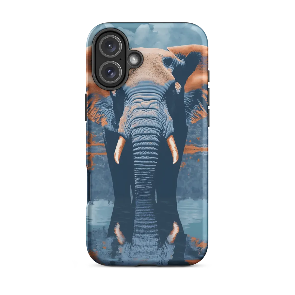 Majestic Reflection: The Elephant's Serenade