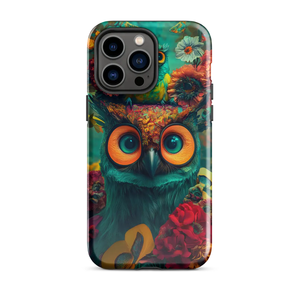 Majestic Harmony: The Floral Owl