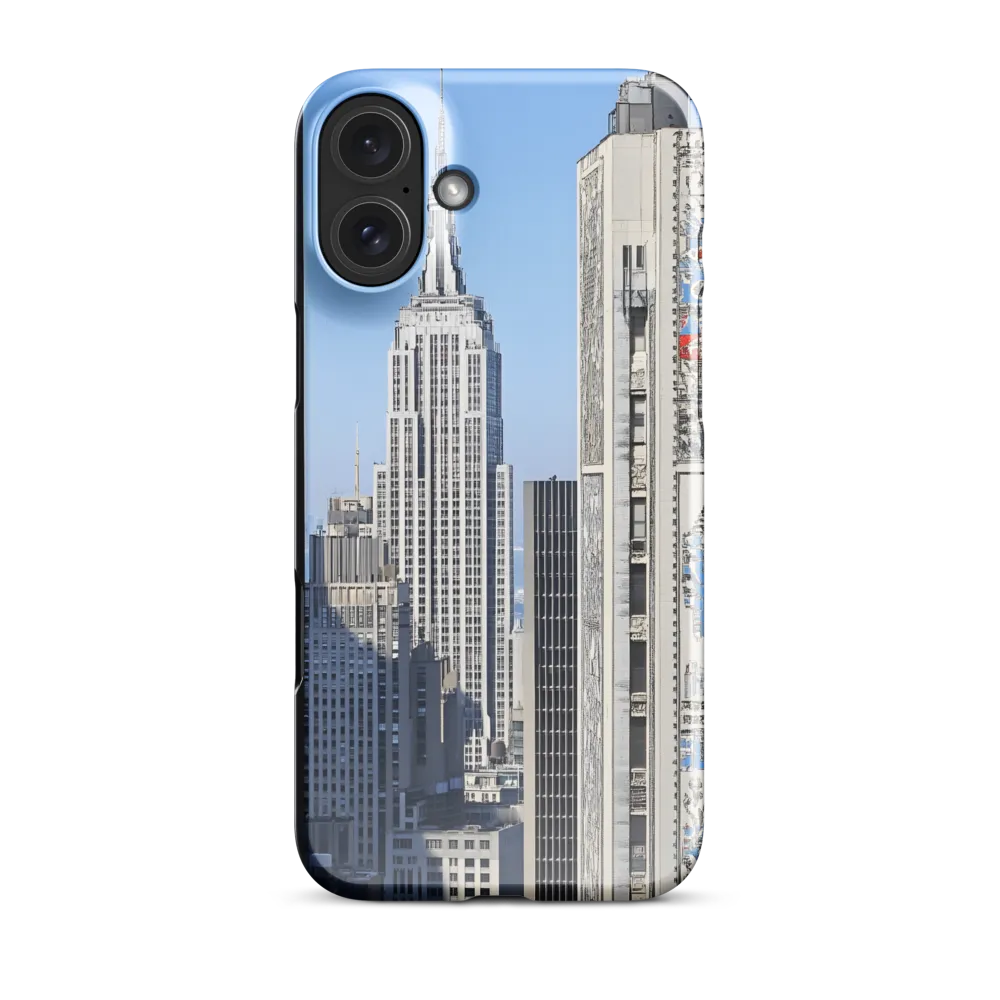 Urban Elegance: New York's Iconic Skyline | Phone Case |  16 Plus | Snap Case | Glossy