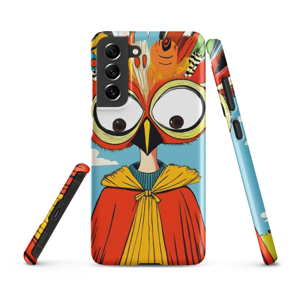 A Whimsical Encounter: The Owl-Human Fusion