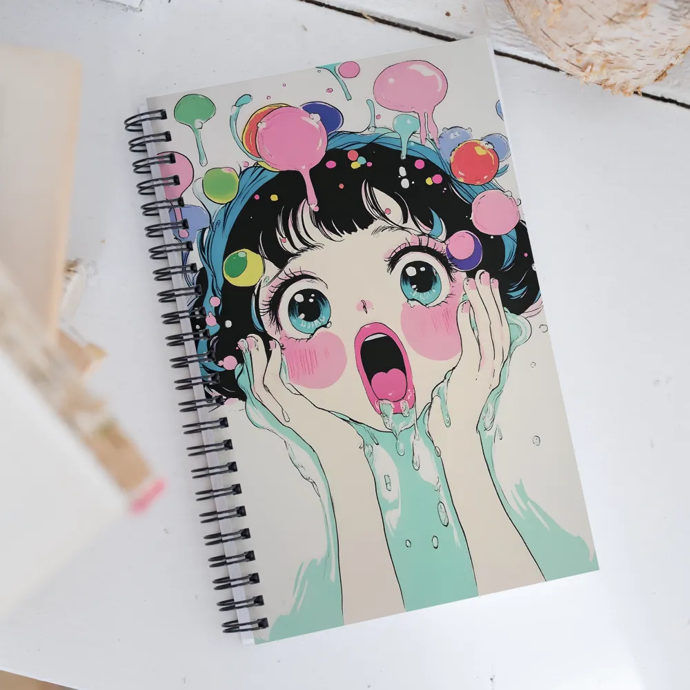 Bubbles of Surprise | Spiral Notebook