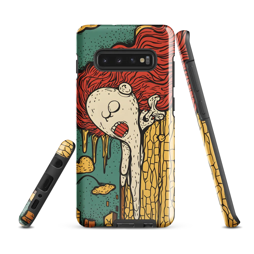 Whimsical Gaze from the Cliff | Phone Case |  S10 Plus | Tough Case | Glossy