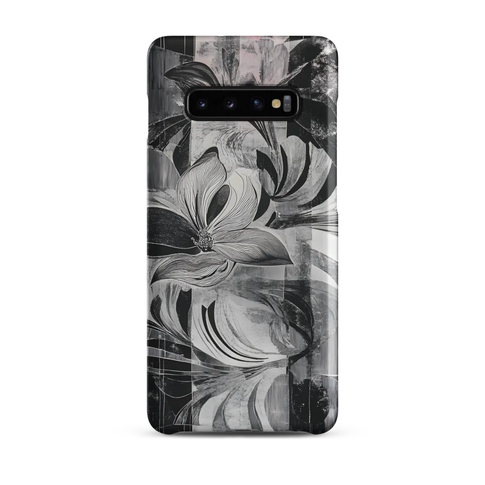 Floral Fusion in Monochrome