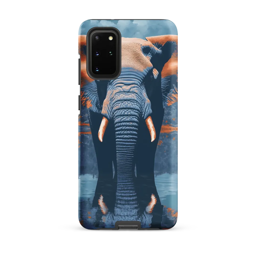 Majestic Reflection: The Elephant's Serenade