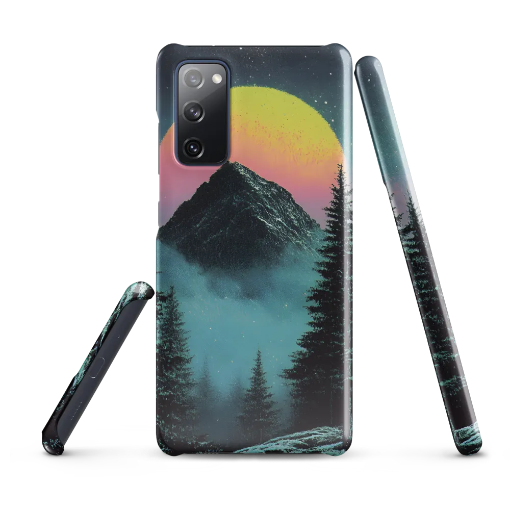 Ethereal Peaks Under Celestial Lights