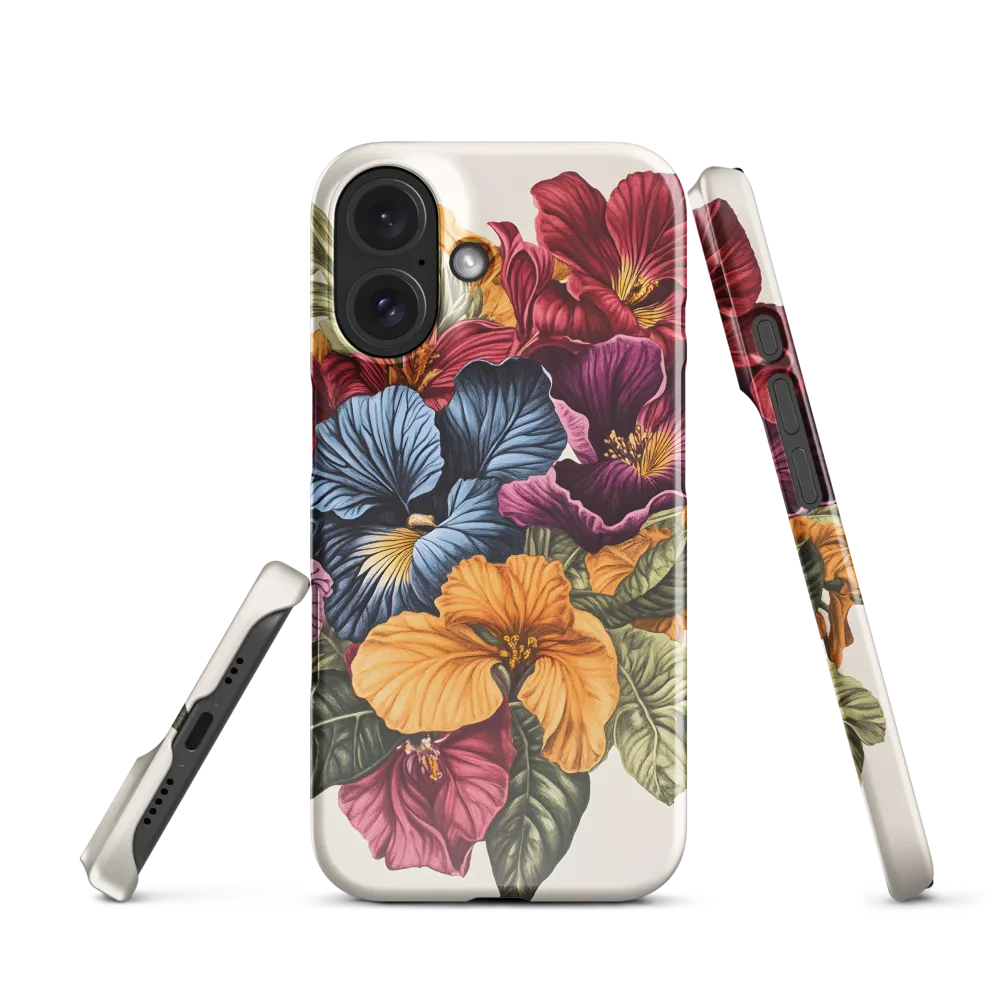 Floral Symphony in Color | Phone Case |  16 | Snap Case | Glossy