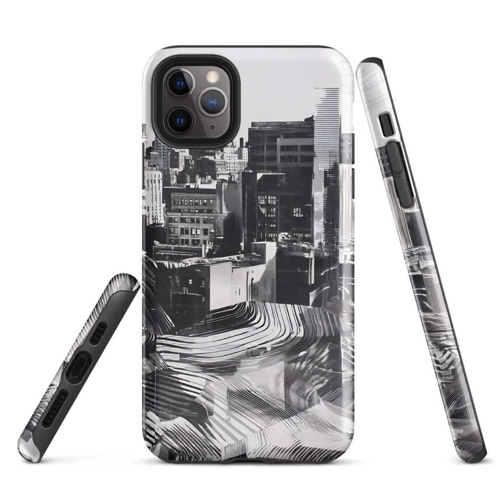 Urban Rhythm in Black and White | Phone Case |  11 Pro Max | Tough Case | Glossy