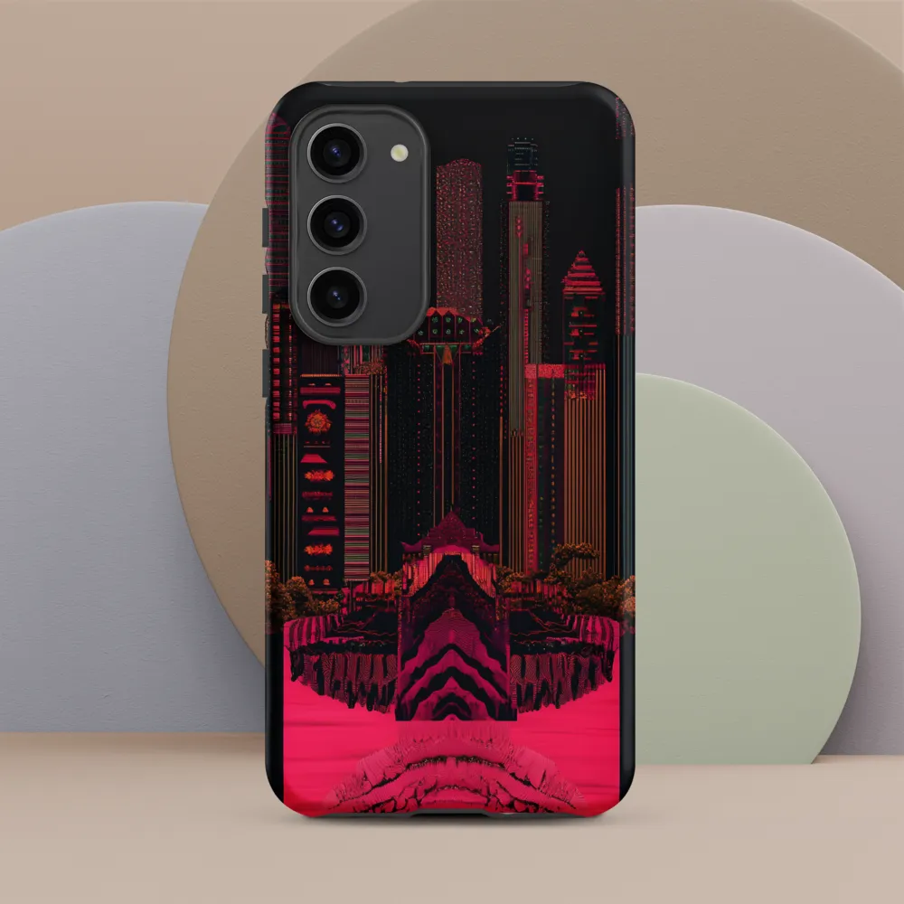 Urban Fusion: A Vibrant Dreamscape | Phone Case |  S23 Plus | Tough Case | Matte