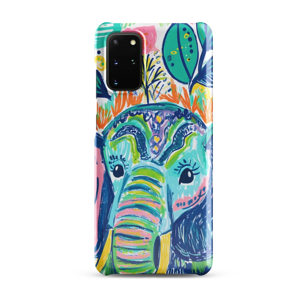 Whimsical Elephant Portrait | Phone Case |  S20 Plus | Snap Case | Glossy
