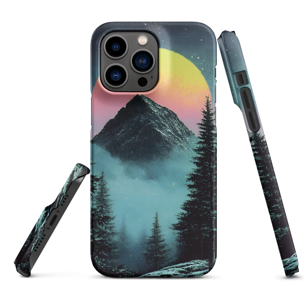 Ethereal Peaks Under Celestial Lights