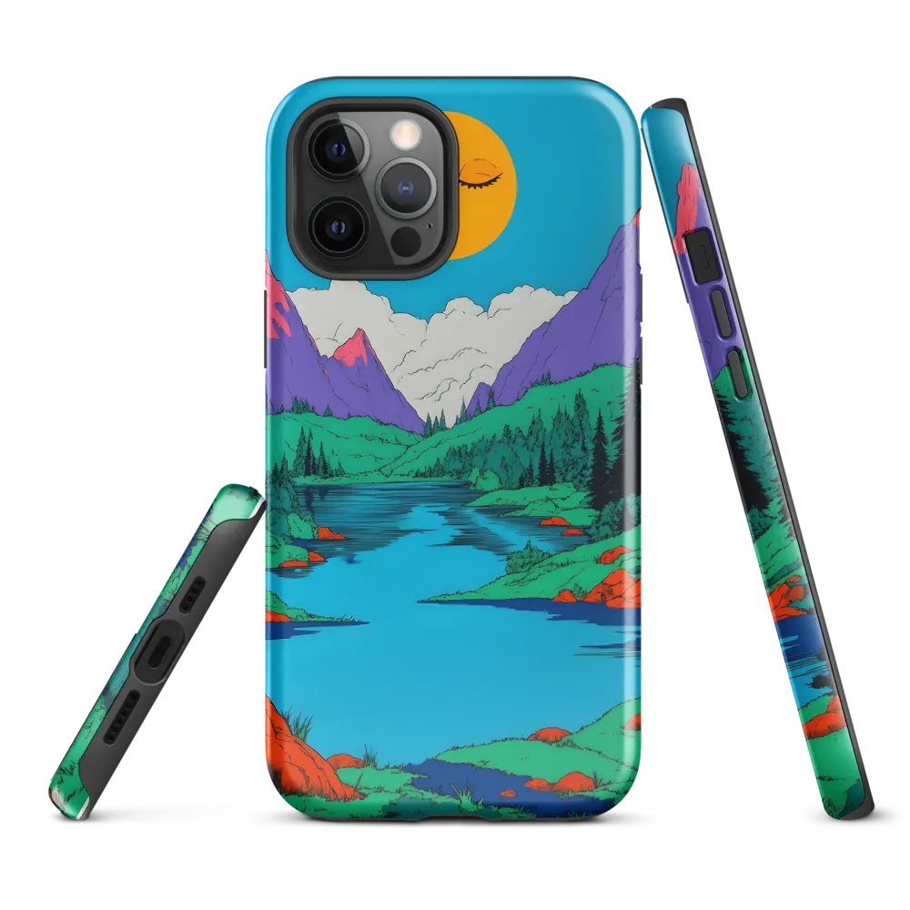 Whimsical Serenity in Vibrant Colors