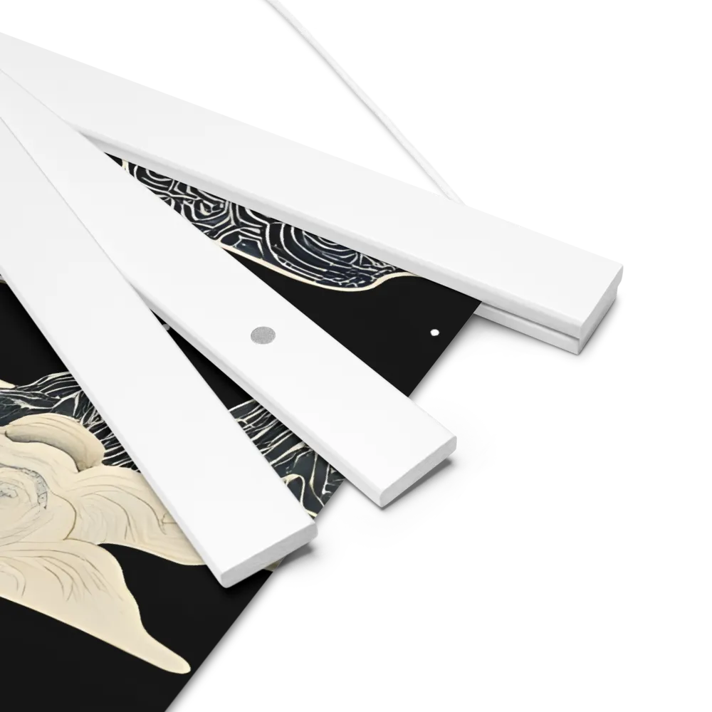 Whispers of the Pagoda | Poster With White Wood Hanger | 18″×18″