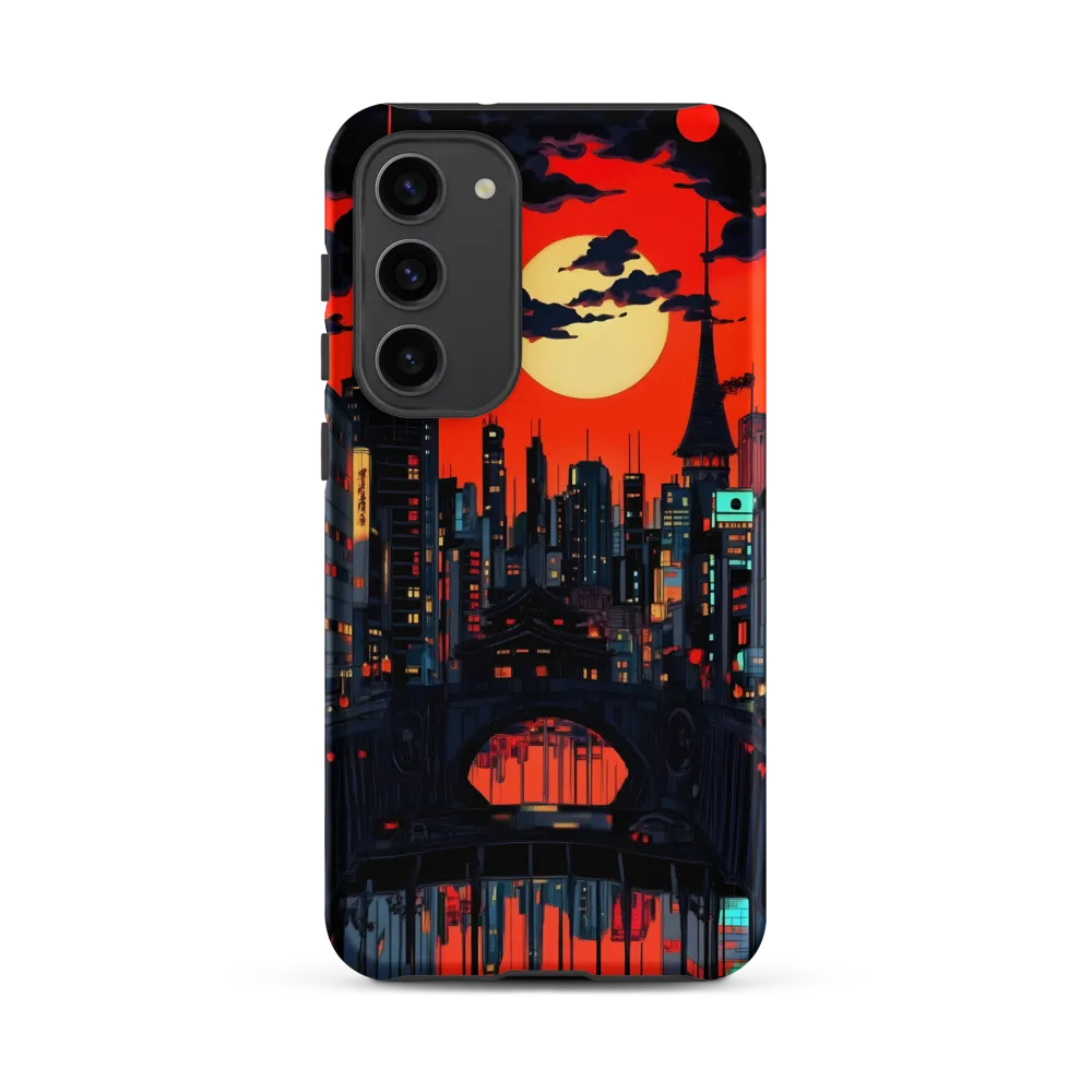 Nightfall in a Neon City