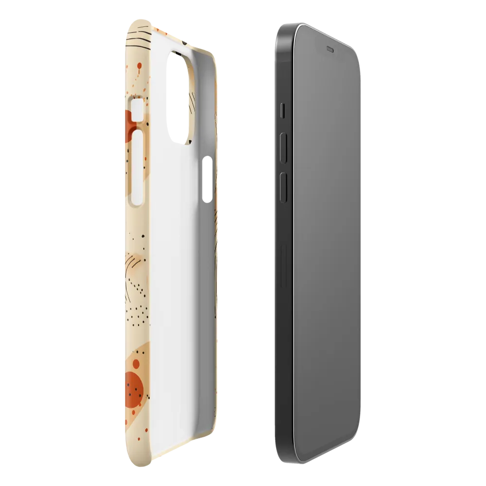 Playful Patterns in Earth Tones | Phone Case |  12 Pro Max | Snap Case | Glossy