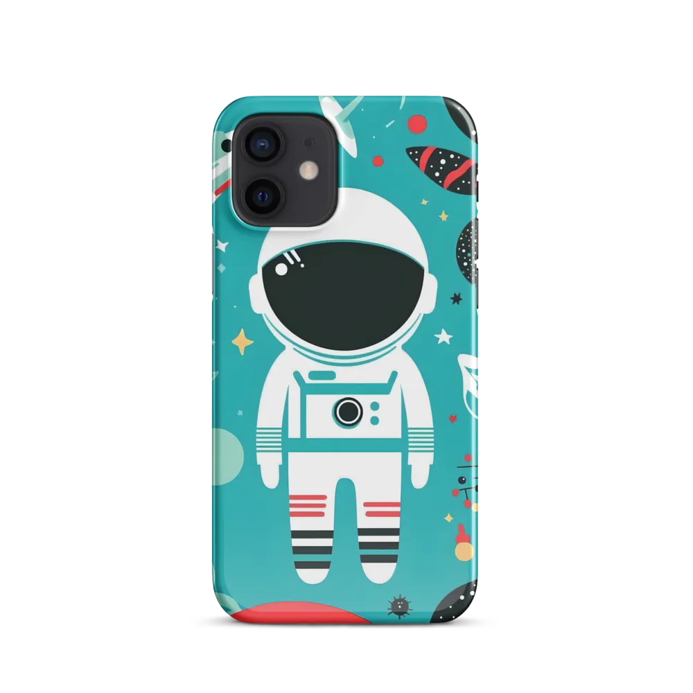 Whimsical Astronaut in Cosmic Wonderland