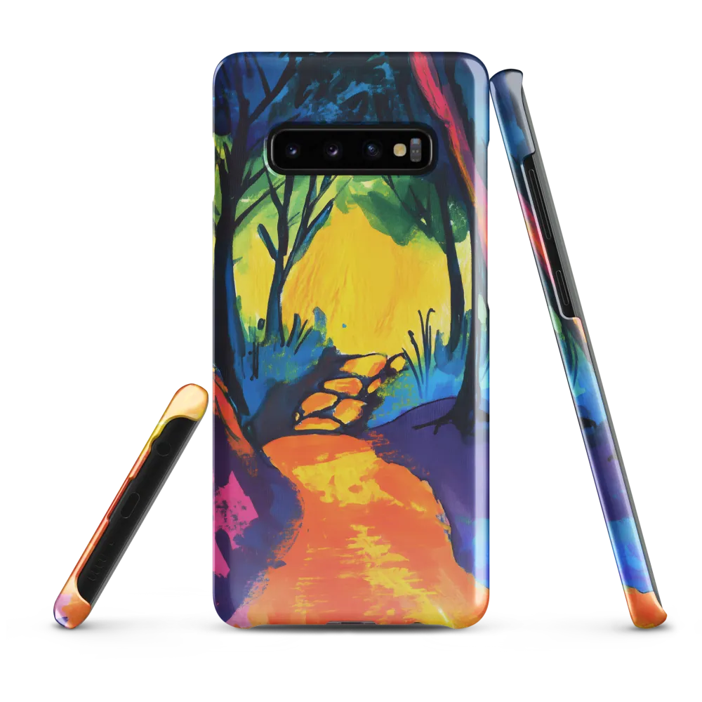 Path Through a Vibrant Forest | Phone Case |  S10 Plus | Snap Case | Glossy