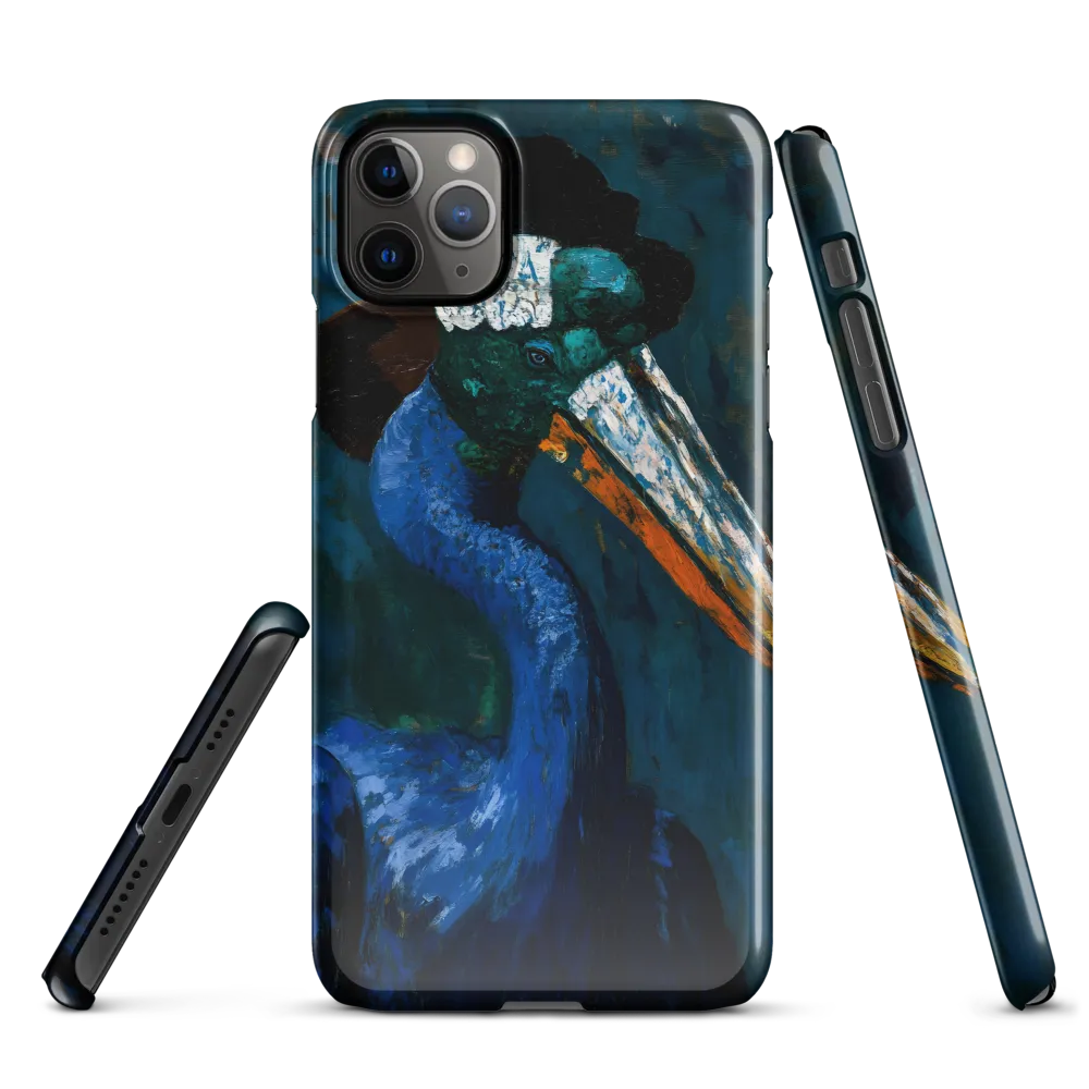 Majestic Absurdity: The Hat-Wearing Bird | Phone Case |  11 Pro Max | Snap Case | Glossy