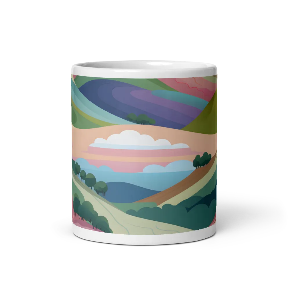 Harmonious Hills | Mug with White inside | 11 oz