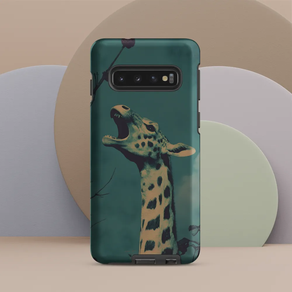 Whispers of the Tall: A Surreal Giraffe Encounter