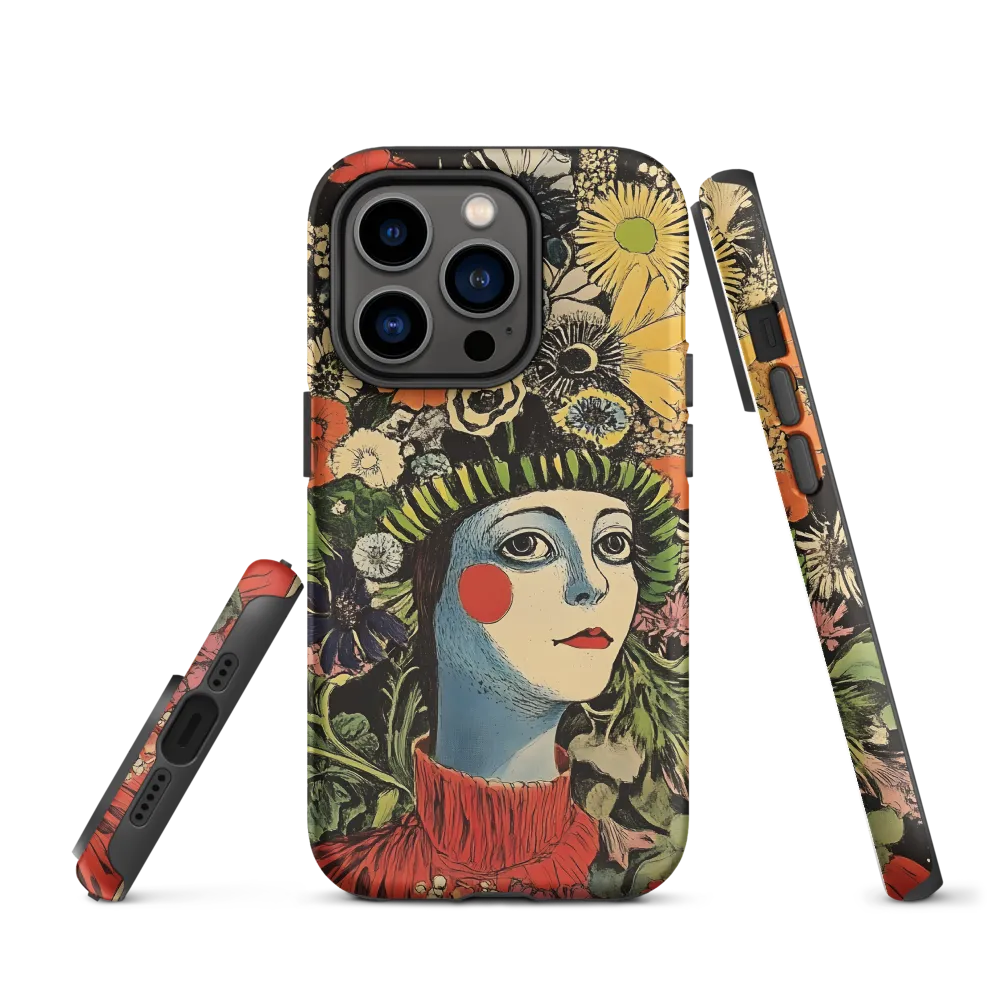 Floral Whimsy: A Portrait of Nature's Embrace