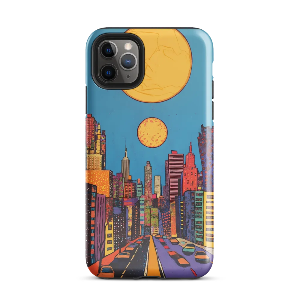 Urban Vibrance: A Pop Art Cityscape | Phone Case |  11 Pro Max | Tough Case | Glossy