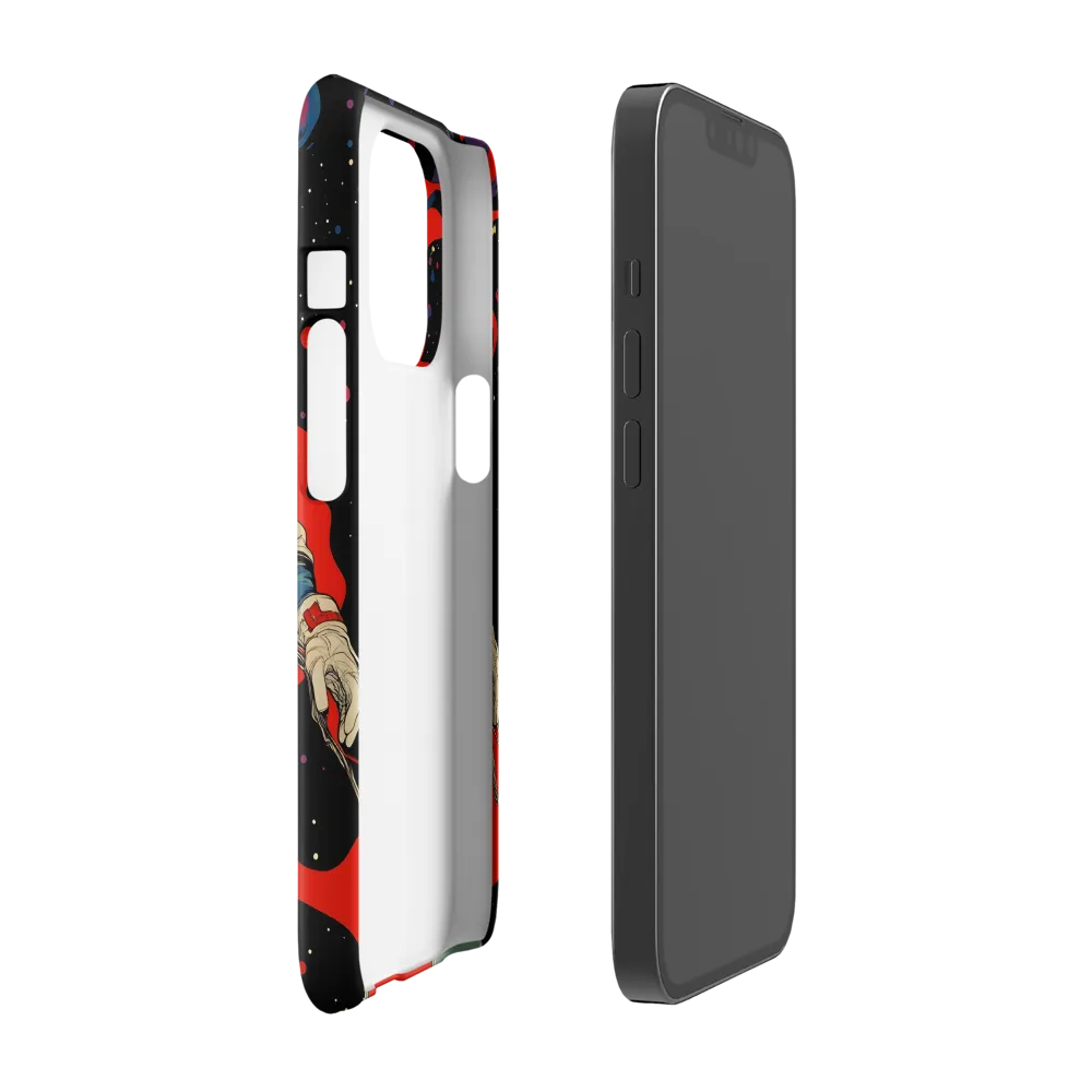 Astronaut in Cosmic Reverie | Phone Case |  13 Pro | Snap Case | Glossy