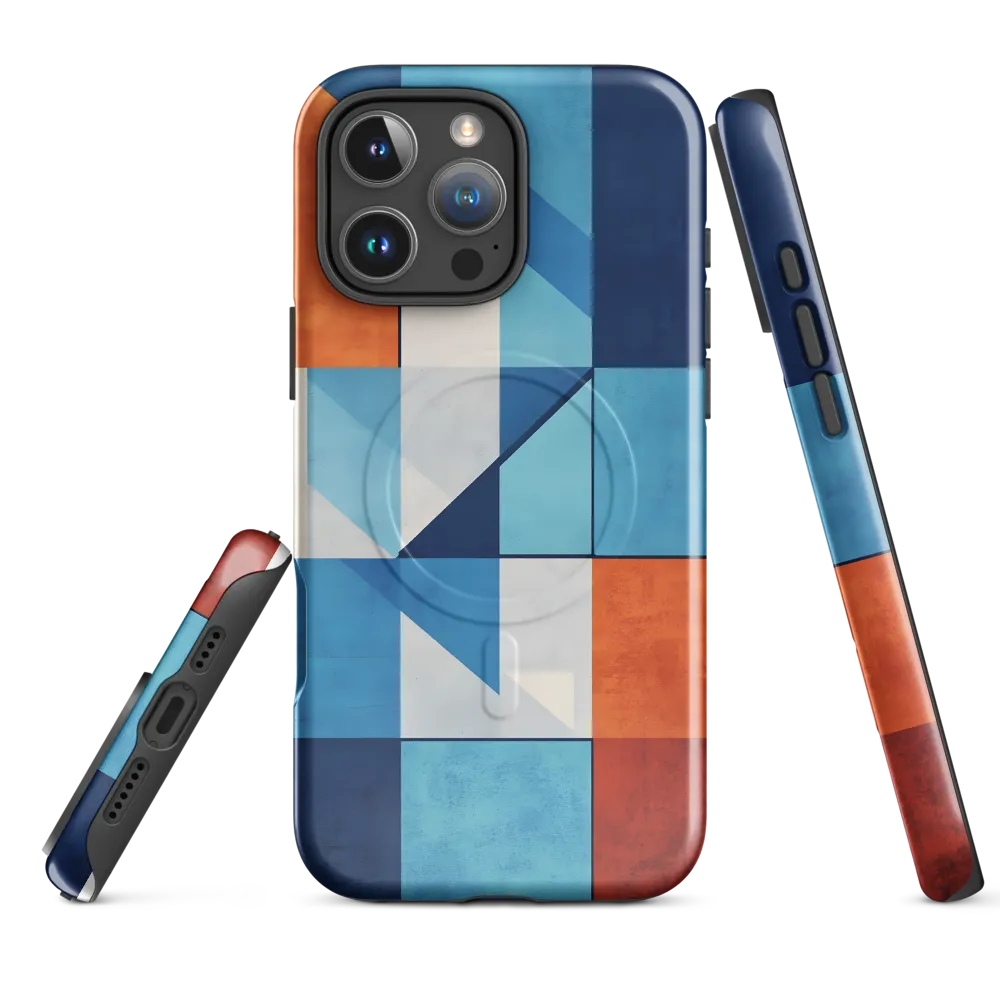 Geometric Harmony in Color | Phone Case |  16 Pro Max | MagSafe® Tough Case | Glossy