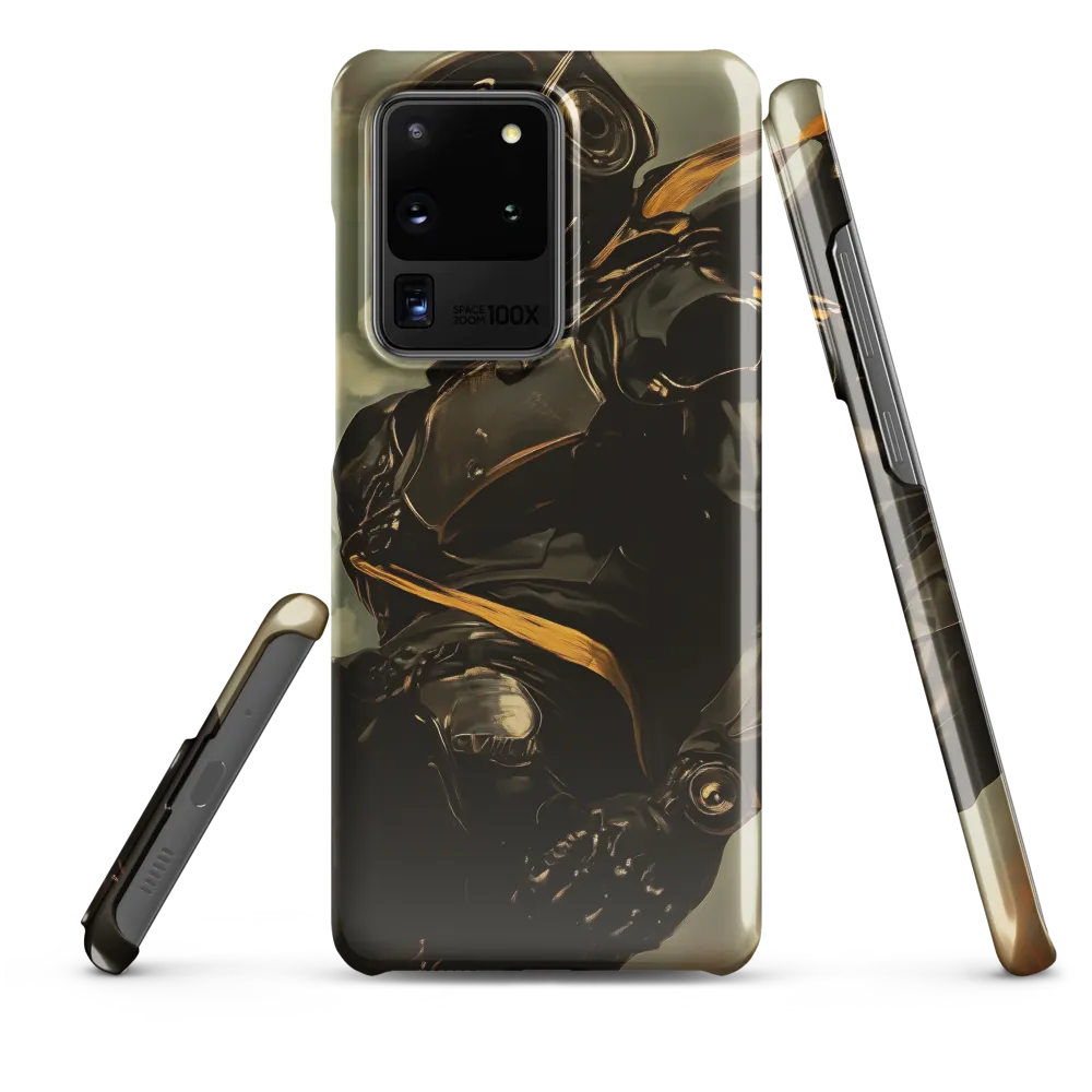 Ethereal Explorer: The Enigmatic Astronaut | Phone Case |  S20 Ultra | Snap Case | Glossy