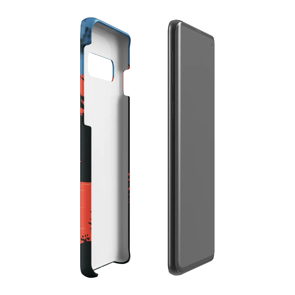 Serenity in Contrast | Phone Case |  S10 Plus | Snap Case | Matte