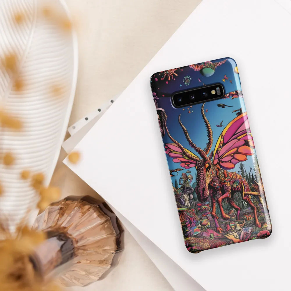 Ethereal Realms: The Butterfly Beast | Phone Case |  S10 Plus | Snap Case | Glossy