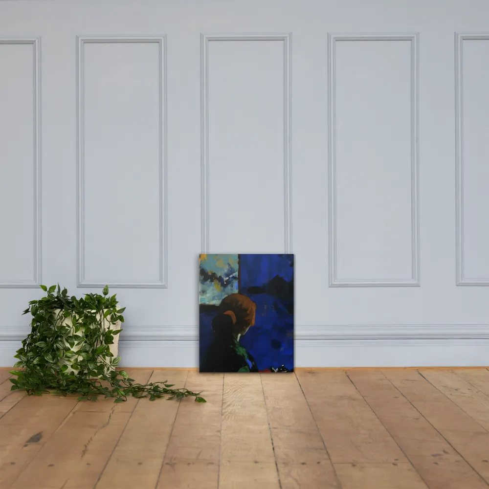 Contemplation Under the Night Sky | Canvas | 16″×20″