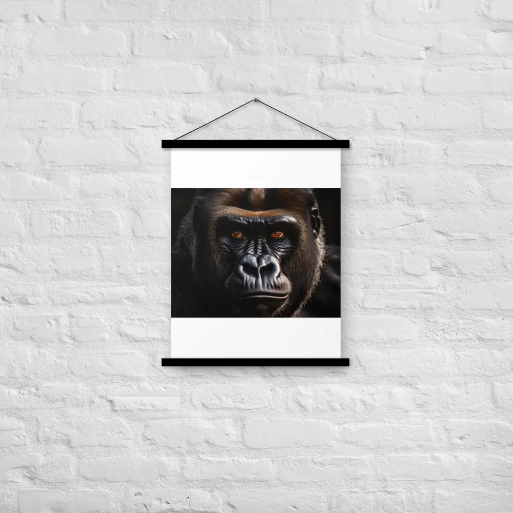 Majestic Gaze | Poster With Black Wood Hanger | 18″×24″