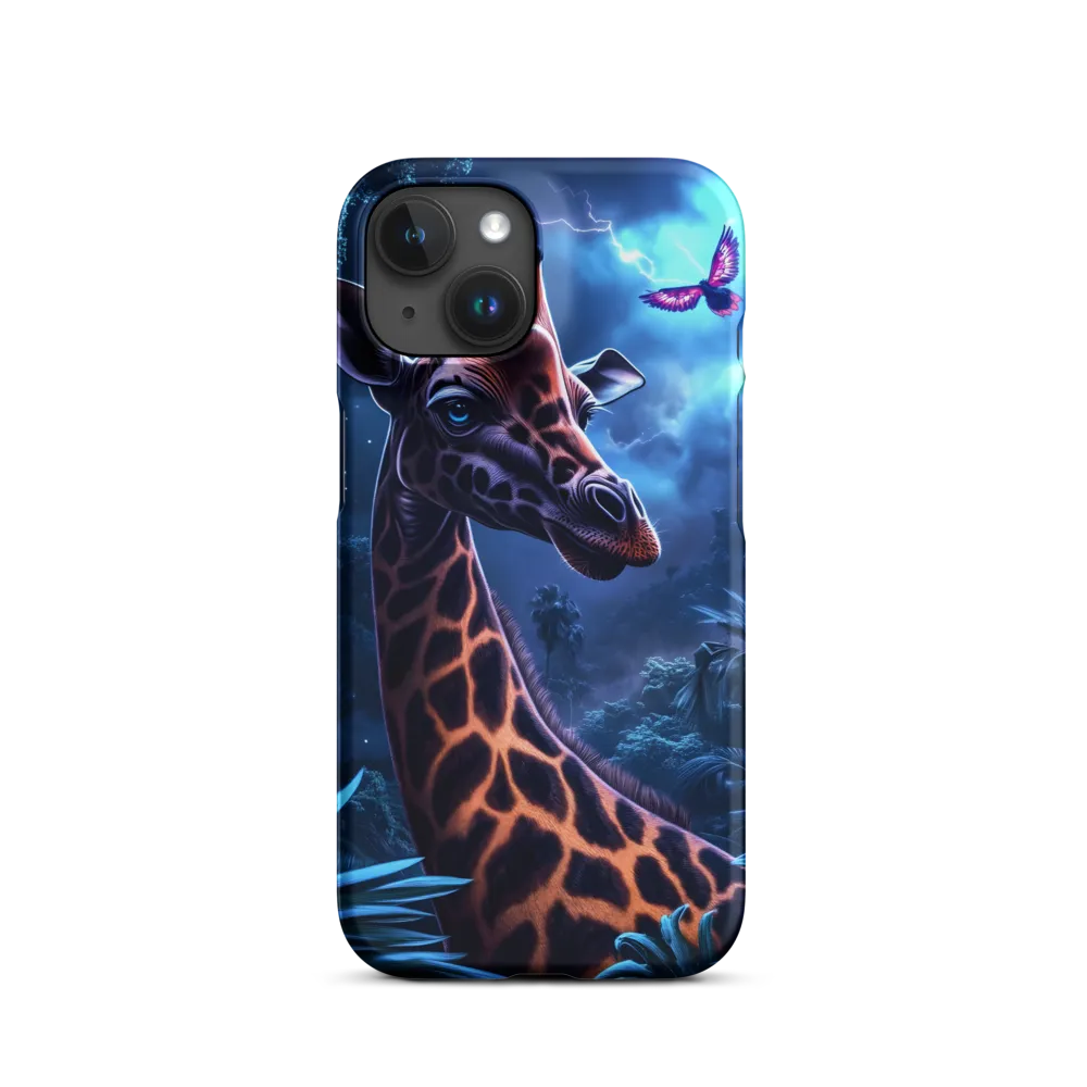 Mystical Giraffe in Twilight Jungle