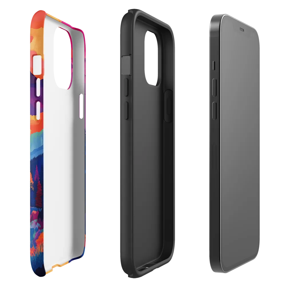 Radiant Serenity: A Surreal Landscape | Phone Case |  12 Pro Max | Tough Case | Matte