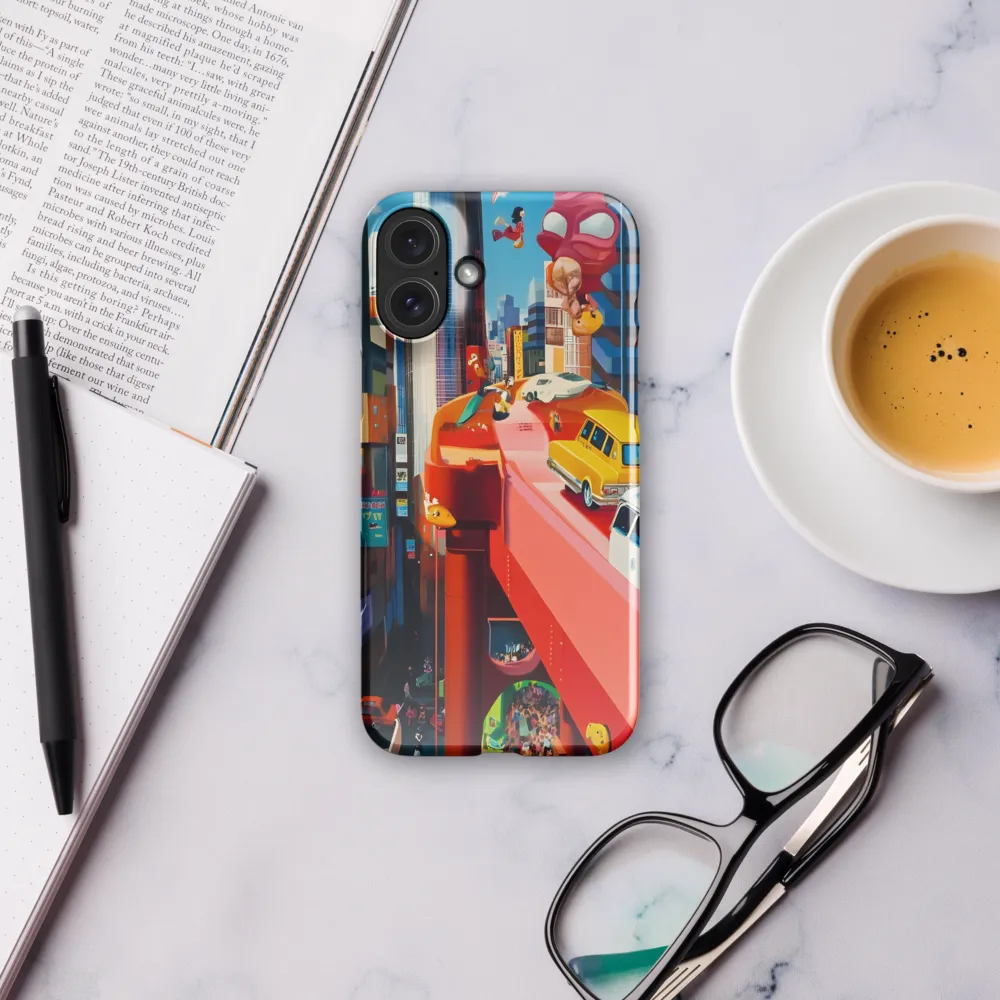 Urban Whimsy: A Colorful Cityscape