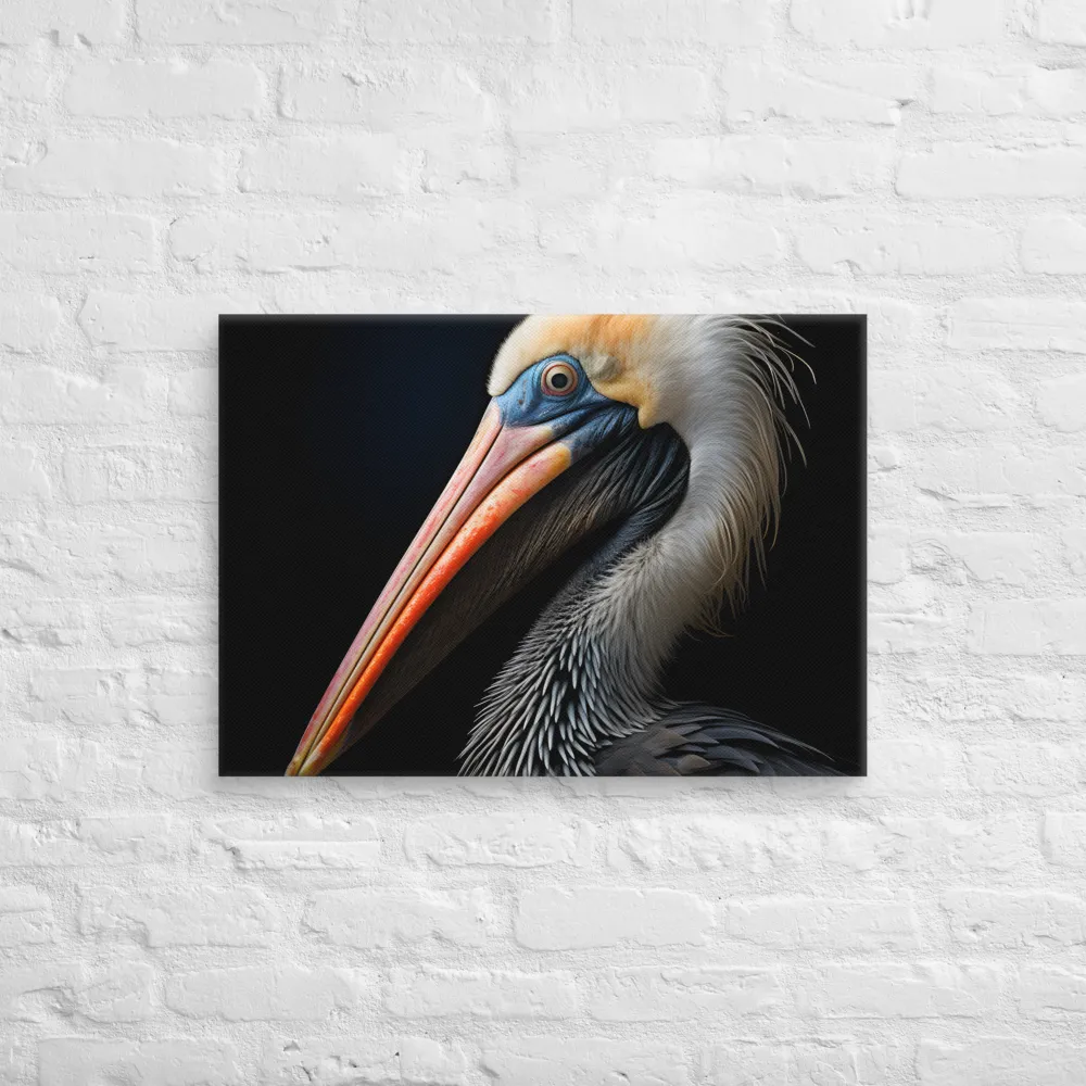 Majestic Portrait of a Pelican | Canvas | 20″×28″