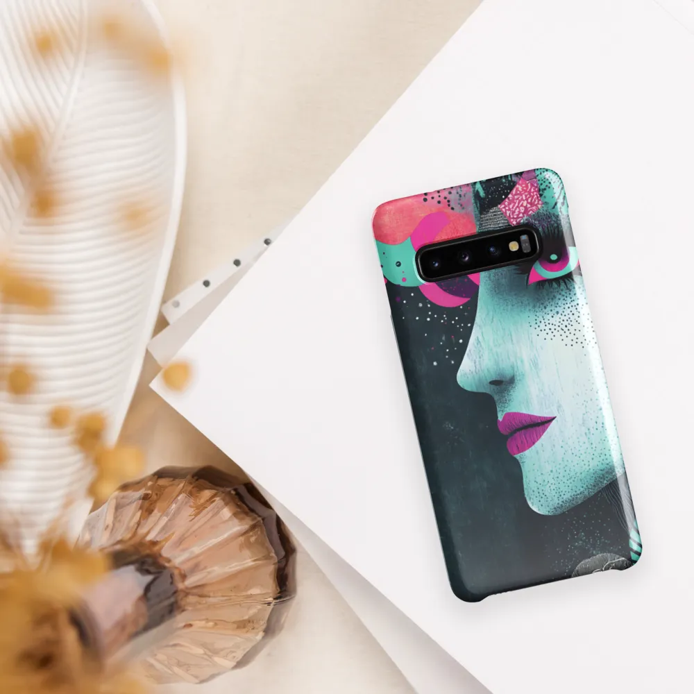 Mystical Beauty in Blue and Pink | Phone Case |  S10 | Snap Case | Glossy