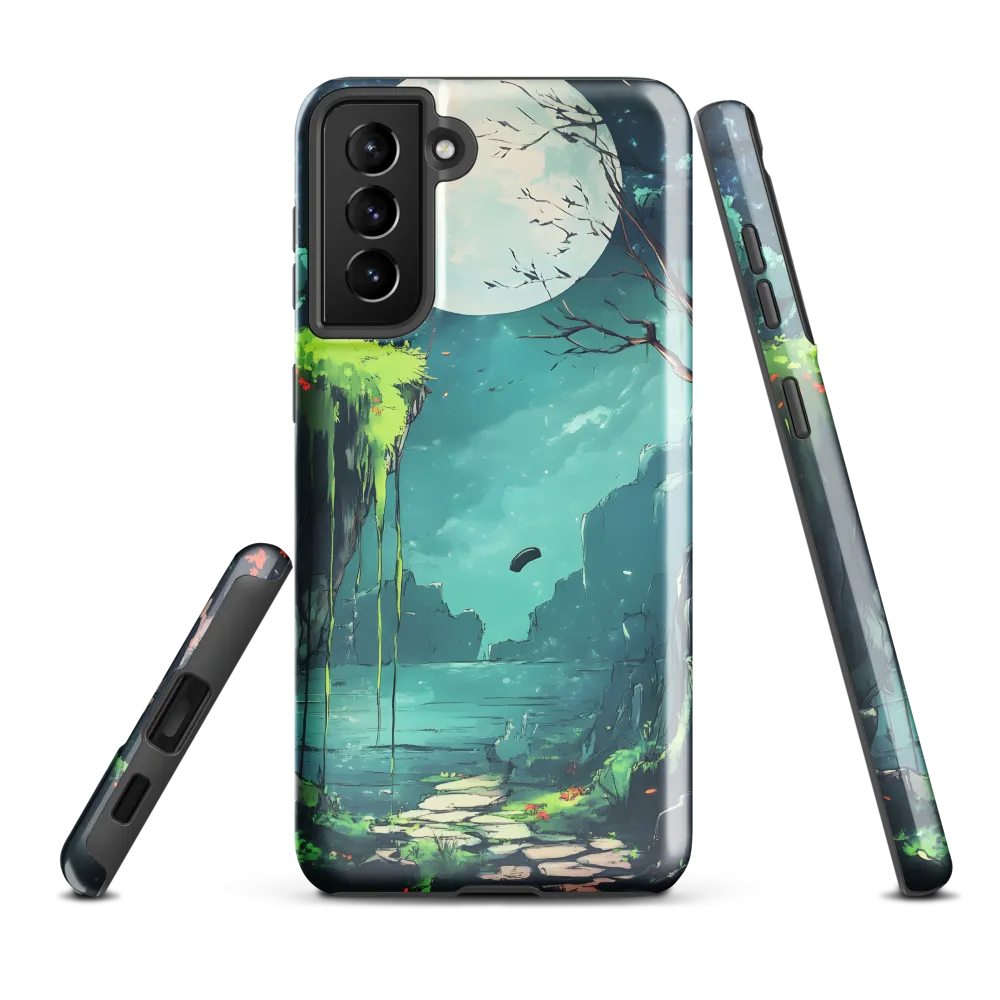 Moonlit Serenity: A Fantastical Landscape